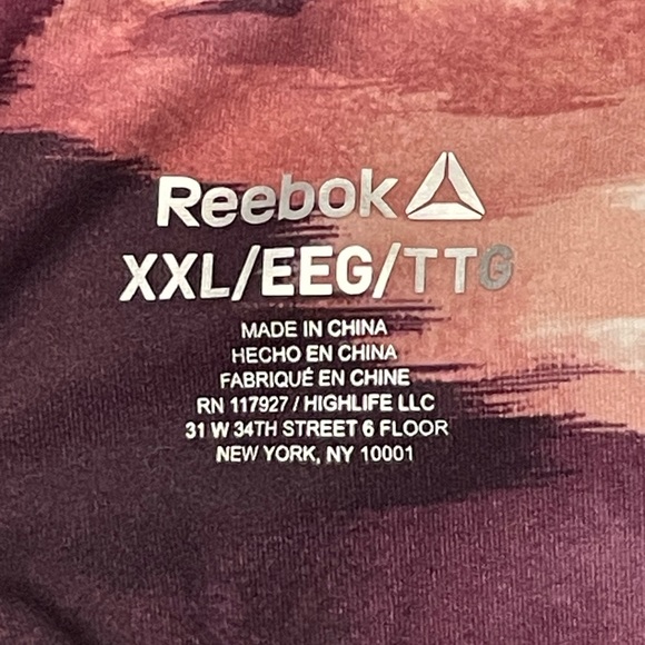 Reebok XXL women’s workout capris. 21 inch inseam 36 inch length. NWOT. - Picture 3 of 9